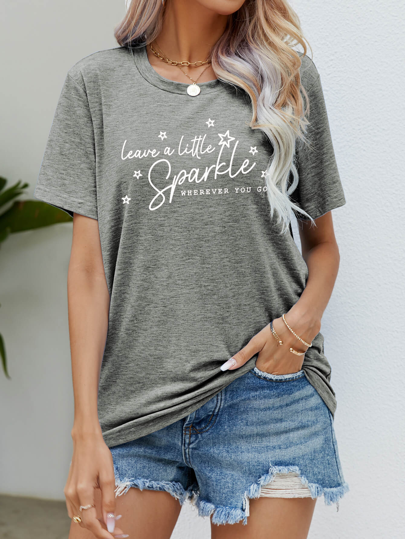 LEAVE A LITTLE SPARKLE WHEREVER YOU GO Tee Shirt